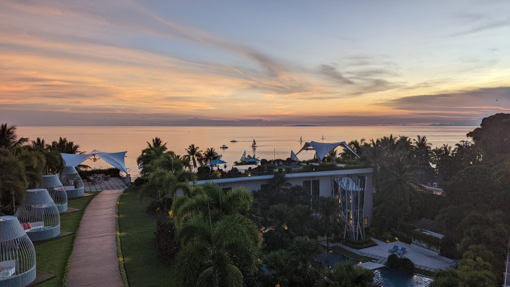 Boracay the lind sunset view